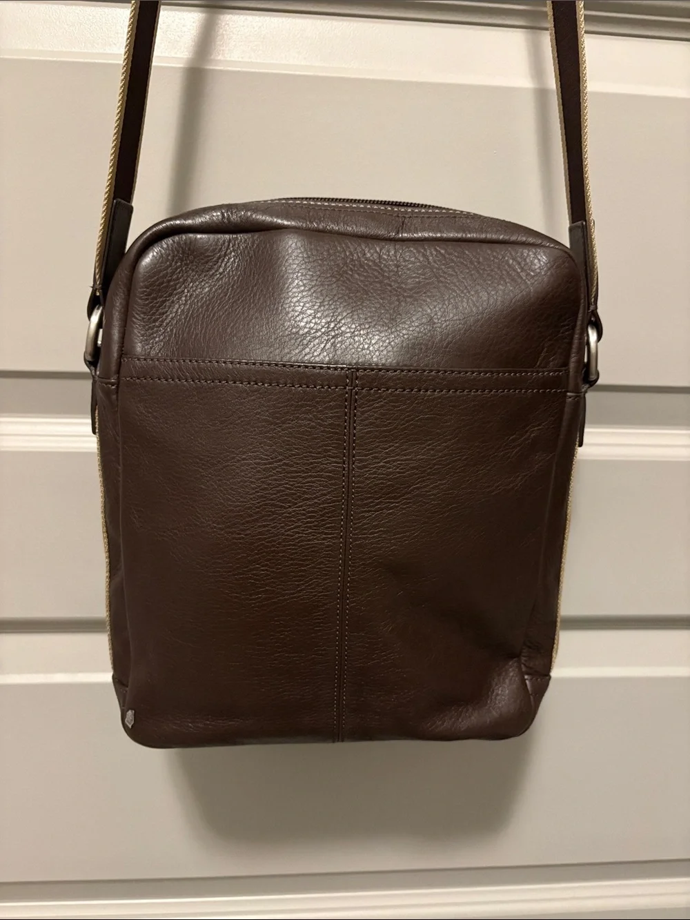 Coach Men's Heritage Pebbled Leather Flight Bag